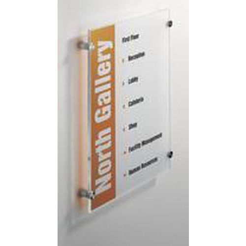 Tabliczki informacyjne na drzwi Crystal Sign - Tabliczka informacyjna na drzwi Crystal Sign, 420 x 297 mm