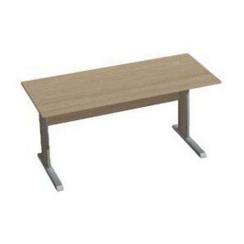 Stoły biurowe Ergo, 160 x 70 x 75 cm, wersja prosta - Stół biurowy Set, 160 x 70 x 75 cm, wersja prosta, jasne drewno