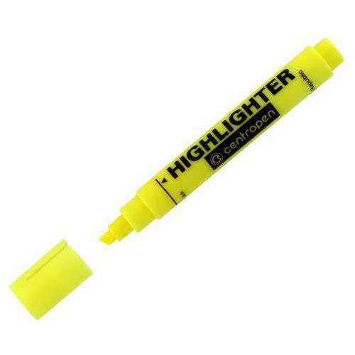 Zakreślacz Centropen 8852 - Zakreślacz Centropen 8852, 10 szt., żółty