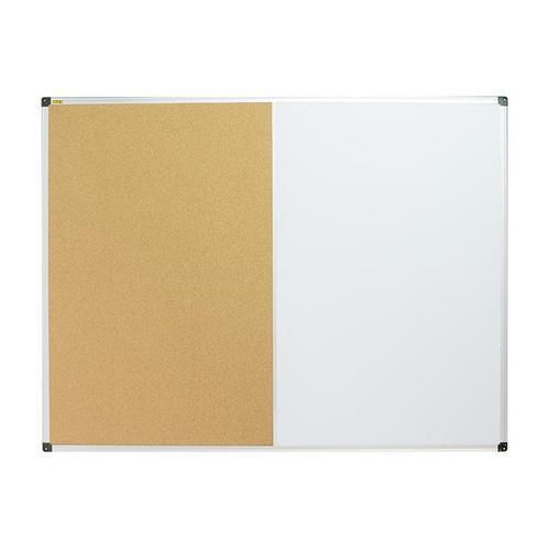 Korkowa i magnetyczna tablica Bi-Office - Tablica korkowa/magnetyczna Bi-Office, 90 x 120 cm