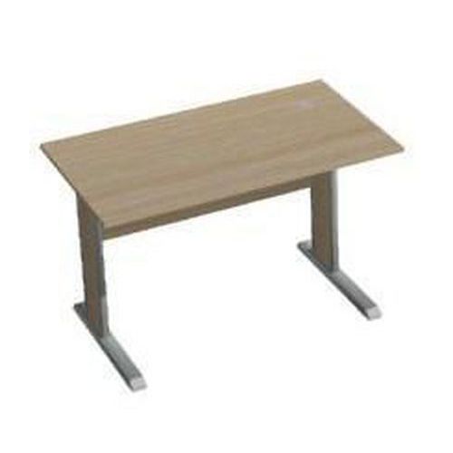Stoły biurowe Ergo, 120 x 70 x 75 cm, wersja prosta - Stół biurowy Set, 120 x 70 x 75 cm, wersja prosta, jasne drewno