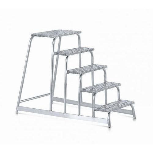 Drabina aluminiowa Zarges Base z platformą, 5 stopni