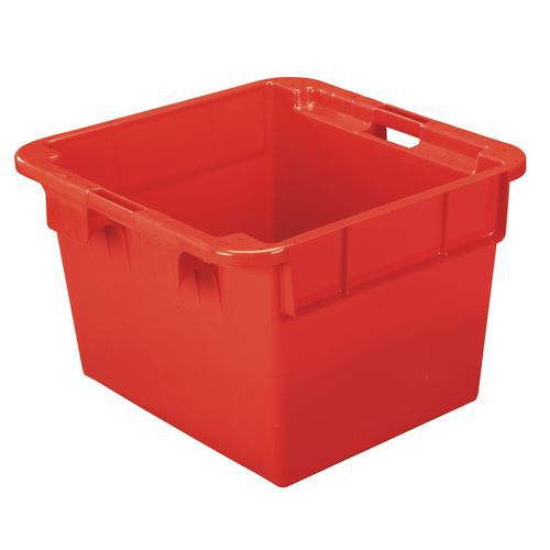 Skrzynki transportowe sztaplowalne HDPE, kolorowe Skrzynki transportowe sztaplowalne HDPE, kolorowe