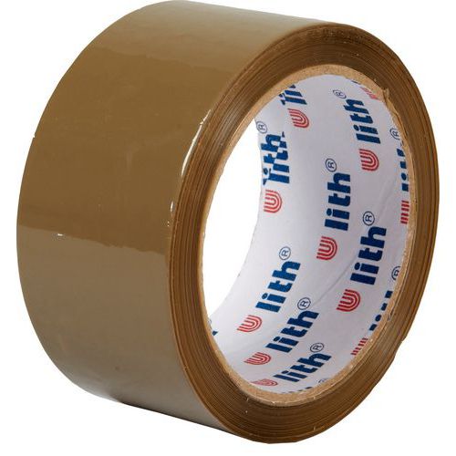 Taśma klejąca, szerokość 50 mm - Taśma klejąca, szerokość 50 mm, brązowa