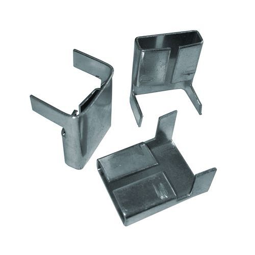Metalowe zapinki do paskownicy, 14 mm - Metalowe zapinki do paskownicy, 14 mm, 2 000 szt.