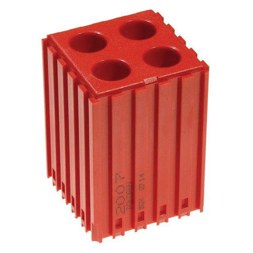 Gniazda plastikowe na uchwyty cylindryczne - Plastikowe gniazdo na chwyt walcowy 14 mm