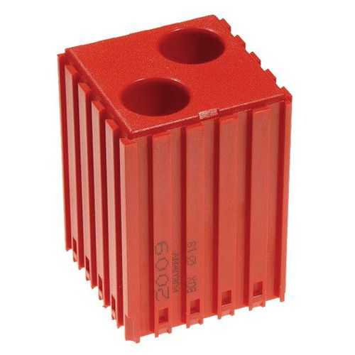 Gniazda plastikowe na uchwyty cylindryczne - Plastikowe gniazdo na chwyt walcowy 18 mm