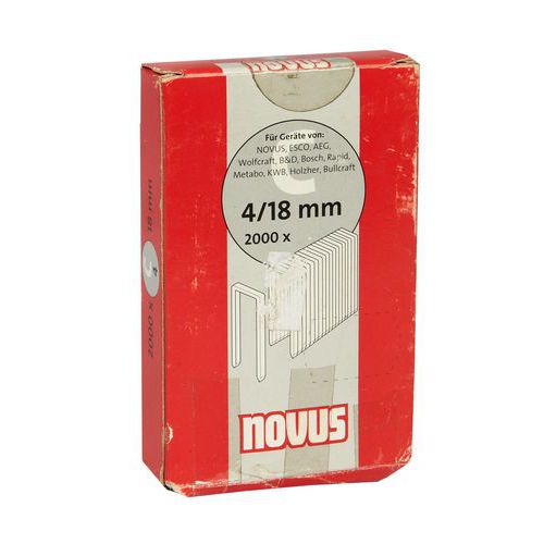 Zszywki Novus do pistoletu zszywającego, typ C - Zszywki do pistoletu zszywającego, typ C, długość 18 mm