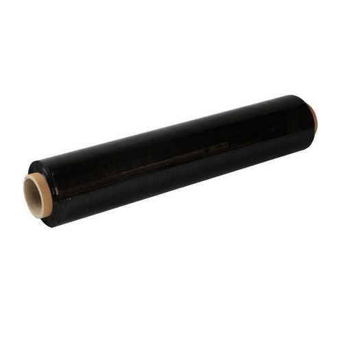 Folie stretch, szerokość 450 mm - Czarna folia stretch, szerokość 450 mm, grubość 17 mikr.