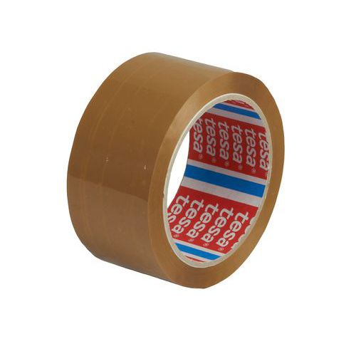 Taśma klejąca Tesa, szerokość 48 mm - Taśma klejąca Tesa, szerokość 48 mm, brązowa
