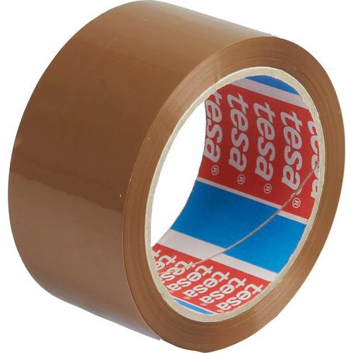 Taśma klejąca Tesa, szerokość 50 mm - Taśmy klejące Tesa, szerokość 50 mm, brązowe