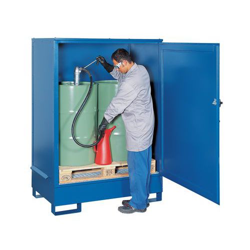 Szafka na beczki 200 l, 2 – 4 beczki - Szafka na beczki 200 l, 2 beczki