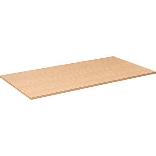 Blaty stołu konferencyjnego Combi, 160 x 80 cm, proste - Blat stołu konferencyjnego Combi, 160 x 80 cm, prosty, dekor buk