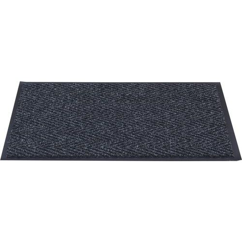 Maty czyszczące z profilem najazdowym, wewnętrzne, 90 x 60 cm - Mata czyszcząca wewnętrzna, z profilem najazdowym, 90 x 60 cm, czarna