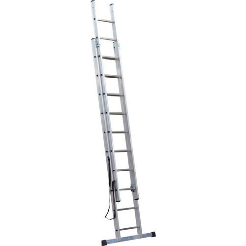 Drabina aluminiowa PROFI, 2 x 10 szczebli, Alpos Alu - Drabina aluminiowa PROFI, 2 x 10 szczebli