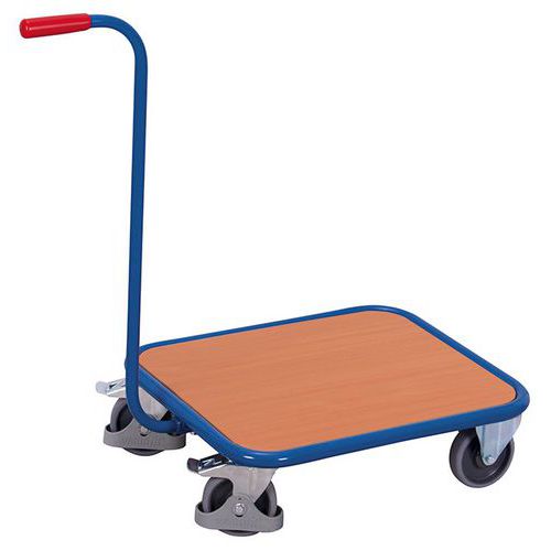 Wózki platformowe z uchwytem, do 250 kg, 88 x 88 x 50 cm - Wózek platformowy z uchwytem, do 250 kg, 88 x 88 x 50 cm, niebieski