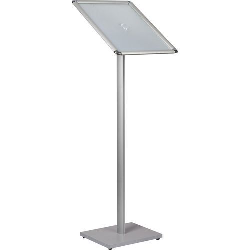 Stojaki informacyjne Menuboard, profil 25 mm, zaokrąglone naroża - Stojak informacyjny Menuboard, profil 25 mm, zaokrąglone naroża, A3