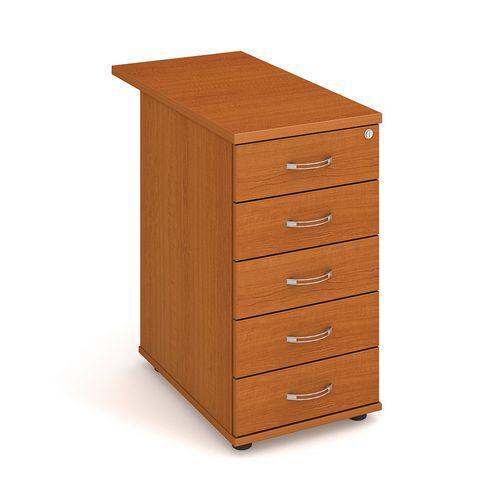Kontenery dostawne, 75,5 x 40 x 80 cm, 5 szuflad - Kontener dostawny, 75,5 x 40 x 80 cm, 5 szuflad, kolor czereśnia