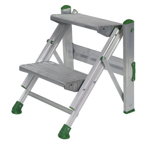 Drabinka aluminiowa ROBUST, 2 stopnie Drabinka aluminiowa ROBUST, 2 stopnie