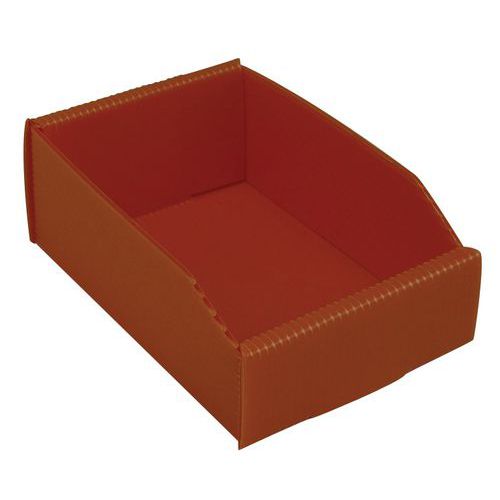 Pojemniki plastikowe PP 6,5 x 12 x 18 cm - Pudło kartonowe, 6,5 x 12 x 18 cm, pomarańczowe