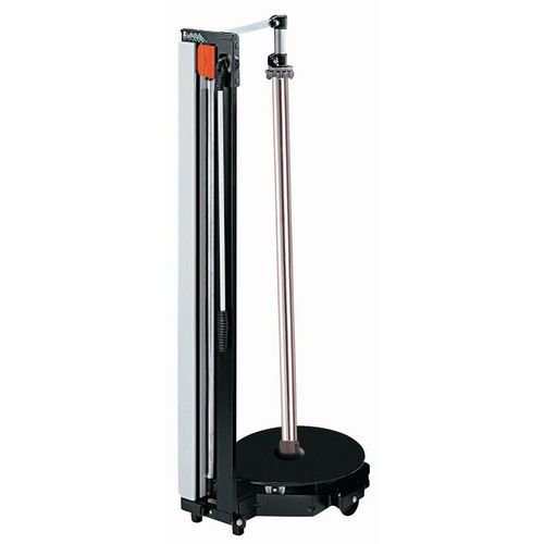 Mobilne podajniki papieru, pionowe, średnica rolki 45 cm - Mobilny podajnik papieru, pionowy, średnica rolki 45 cm, szerokość rolki 125 cm