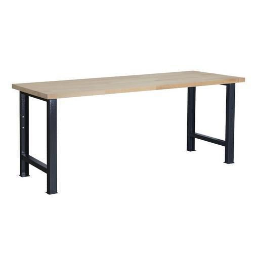 Stoły warsztatowe Weld, 84 x 200 x 80 cm - Stół warsztatowy Weld, 84 x 200 x 80 cm, antracyt