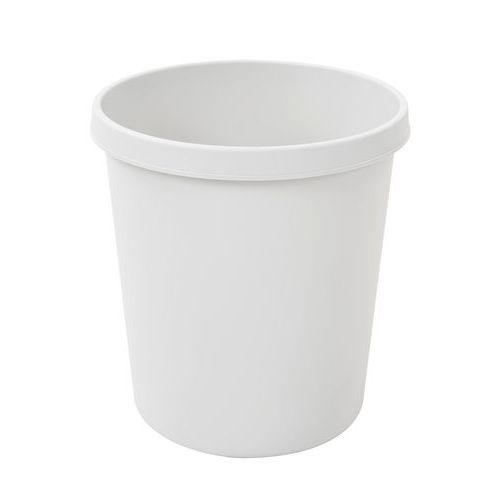 Plastikowe kosze na śmieci Plastic, pojemność 18 l - Plastikowy kosz na śmieci Plastic, pojemność 18 l, szary
