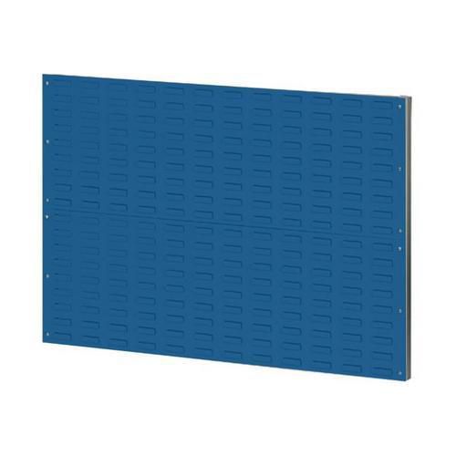 Regał ścienny PERFO, wysokość 69,5 cm - Regał ścienny PERFO, wymiary 69,5 x 100 cm, niebieski
