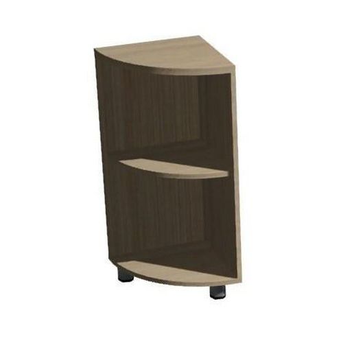Szafki niskie, wąskie Set, 85 x 40 x 40 cm, narożne, wersja lewa - Szafa dostawna narożna niska lewa Set, 85 x 40 x 40 cm, otwarta, dekor jasne drewno