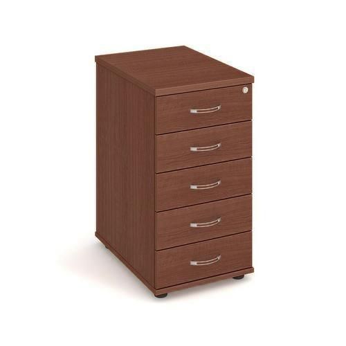 Kontenery dostawne, 75,5 x 40 x 60 cm, 5 szuflad - Kontener dostawny, 75,5 x 40 x 60 cm, 5 szuflad, kolor orzech