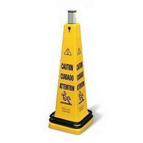 Przenośny pachołek ostrzegawczy Rubbermaid Safety Cone z taśmą rolującą - Uwaga Przenośny pachołek ostrzegawczy Rubbermaid Safety Cone z taśmą rolującą - Uwaga