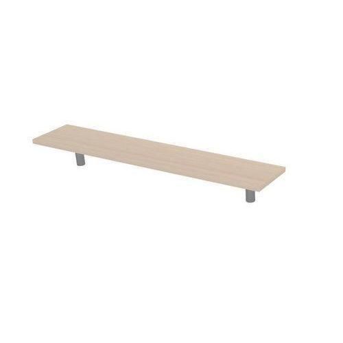 Nadstawki na biurko Set, 140 x 30 x 20 cm - Półka na stół Set 140, 120 x 30 x 20 cm, klon jersey