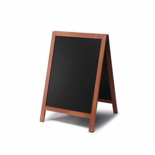 Tablice reklamowe kredowe typ A, jasnobrązowe - Tablica reklamowa kredowa typ A, jasnobrązowa, 85 x 55 cm