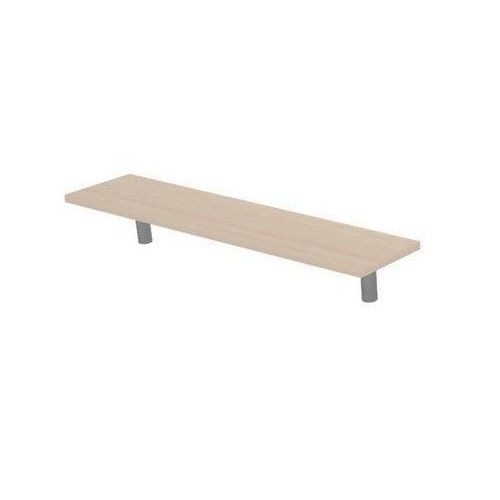 Nadstawki na biurko Set, 120 x 30 x 20 cm - Półka na stół Set 120, 120 x 30 x 20 cm, klon jersey