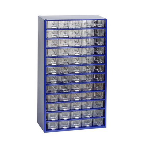Metalowy organizer, 60 szufladek Metalowy organizer, 60 szufladek