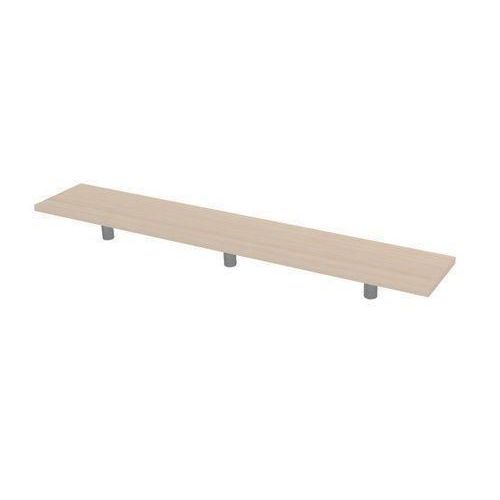 Nadstawki na biurko Set, 160 x 30 x 20 cm - Półka na stół Set 160, 120 x 30 x 20 cm, klon jersey