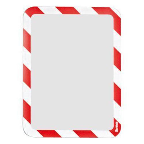 Sygnalizacyjne kieszienie Tarifold A4, magnetyczne - Kieszeń sygnalizacyjna Tarifold A4, magnetyczna, biała/czerwona