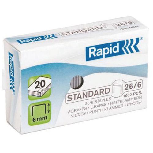 Zszywki - Zszywki do zszywacza Rapid, galwanizowane