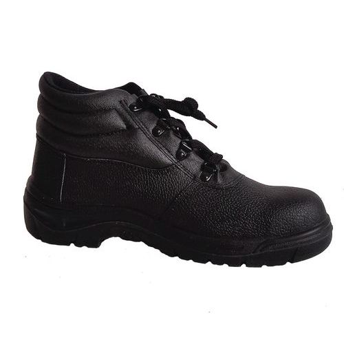 Buty robocze skórzane za kostkę Manutan Expert, ze stalowym podnoskiem, brązowe - Buty robocze skórzane za kostkę Manutan Expert Blackie, ze stalowym 
