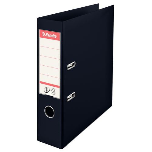 Segregatory dźwigniowe Esselte Lux, 20 szt. - Segregator dźwigniowy Esselte Lux, 20 szt., szerokość 75 mm, czarny