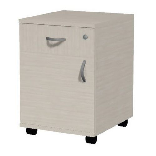 Kontenery mobilne Ergo, 61 x 43 x 54 cm, 1 szuflada + szafka wersja lewa - Kontener mobilny lewy Ergo, 61 x 43 x 54 cm, 1 szuflada, 1 szafka, dekor kl