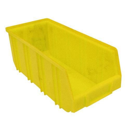 Skrzynki plastikowe 12,5 x 14,5 x 33,5 cm - Pojemnik plastikowy 12,5 x 14,5 x 33,5 cm, żółty