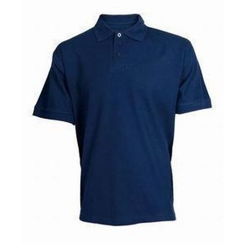 Męska koszulka polo z krótkim rękawem CXS, granatowa - Męska koszulka polo z krótkim rękawem CXS, granatowa, rozm. XL