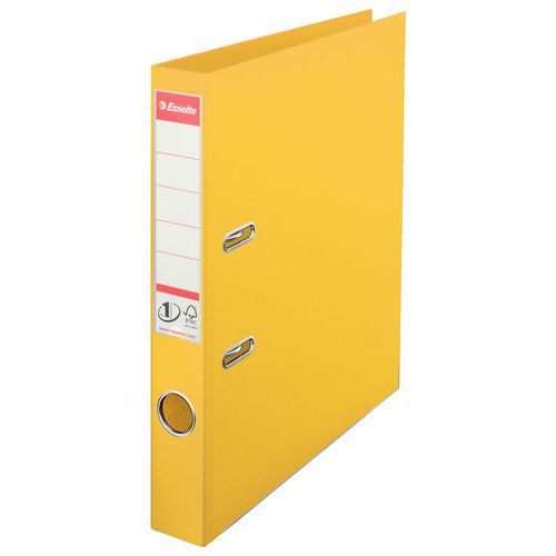 Segregatory dźwigniowe Esselte Lux, 20 szt. - Segregator dźwigniowy Esselte Lux, 20 szt., szerokość 50 mm, żółty