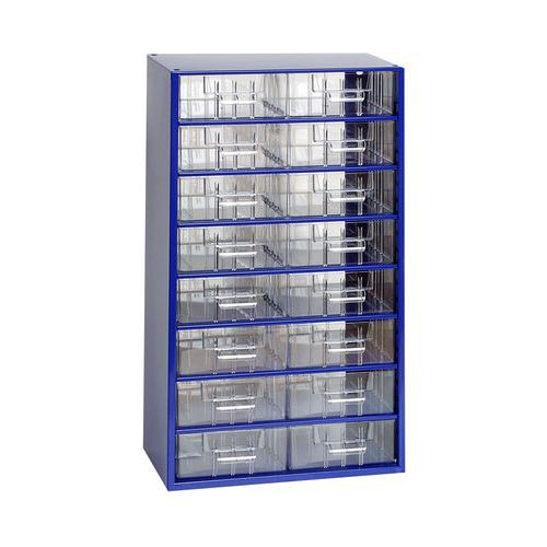 Metalowy organizer, 16 szufladek Metalowy organizer, 16 szufladek