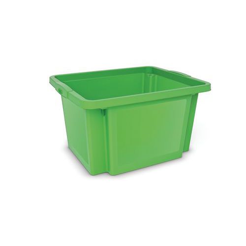 Transportery plastikowe - Skrzynka transportowa z tworzywa sztucznego, zielona