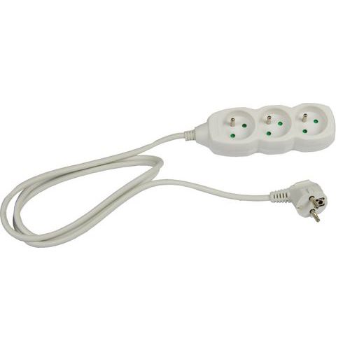 Przedłużacz Emos, 3 gniazda, 1,5 – 5 m - Przedłużacz Emos, 3 gniazda, 1,5 m