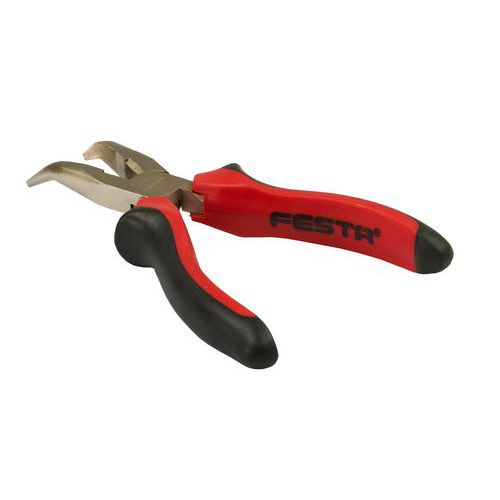 Szczypce wydłużone wygięte - Szczypce wydłużone wygięte, 160 mm