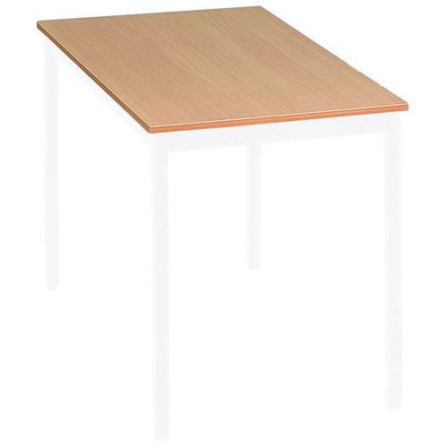 Stoły wielofunkcyjne Manutan Expert - Stół wielofunkcyjny Manutan Expert, 120 x 60 cm, wzór dąb, podstawa biała