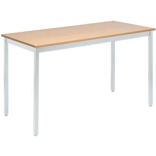 Stoły wielofunkcyjne Manutan Expert, 74 x 140 x 70 cm - Stół wielofunkcyjny Manutan Expert, 74 x 140 x 70 cm, dąb/szary